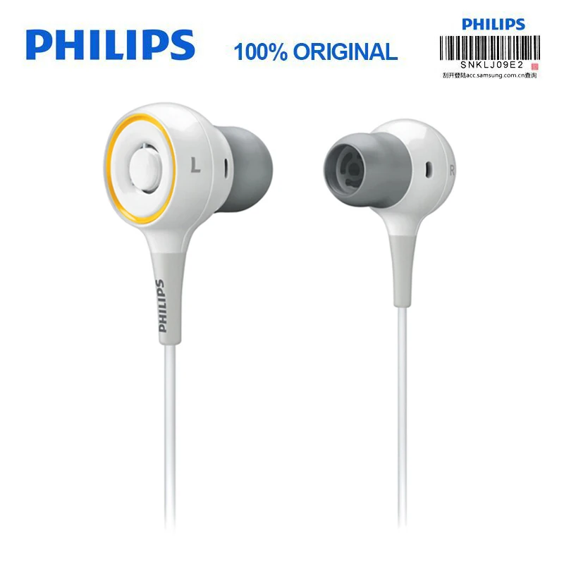 100% Оригинальные спортивные наушники Philips SHE6000 гарнитура вкладыши для бега xiaomi