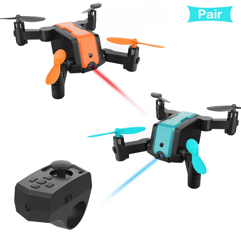 

Brand New 2 Pack AG-05 Mini Battle Drones for Gift, Infrared Emission RC Fighting Quadcopter with 2.4GHz WiFi, Altitude Hold