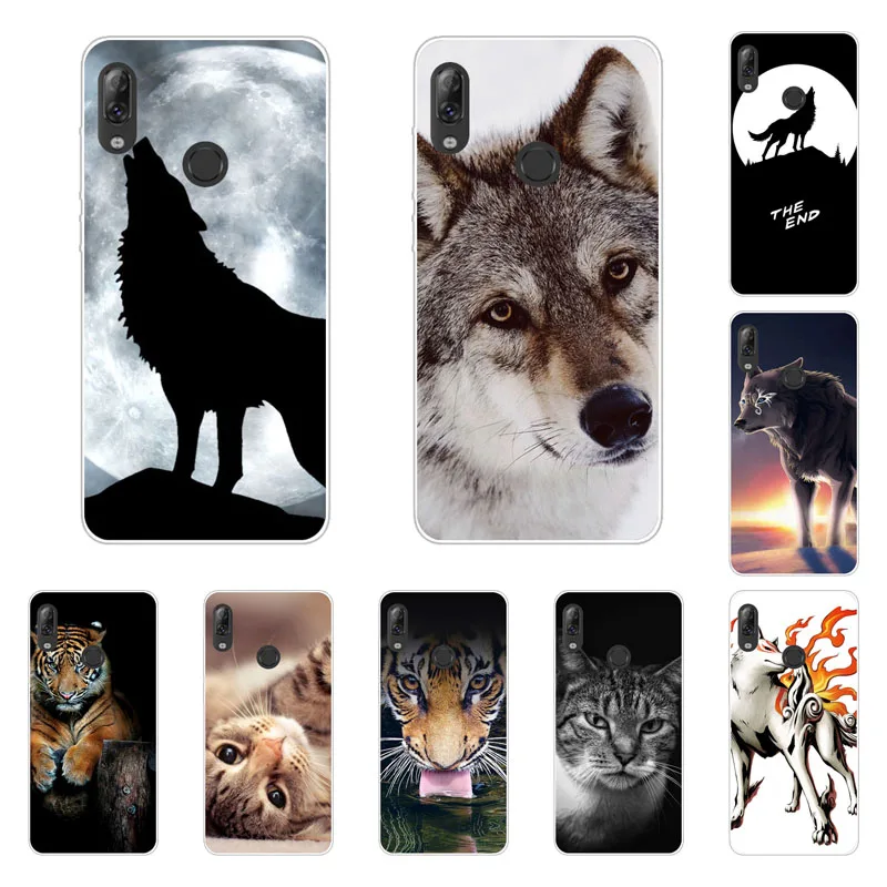 

Lenovo K5 pro Case,Silicon wolf pack Painting Soft TPU Back Cover for Lenovo K5pro Phone protect cases shell