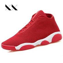 Большие размеры 40-45, высокие кроссовки для бега, мужские кроссовки для бега из сетчатого материала, Спортивная дышащая парусиновая обувь, обувь для суперзвезды