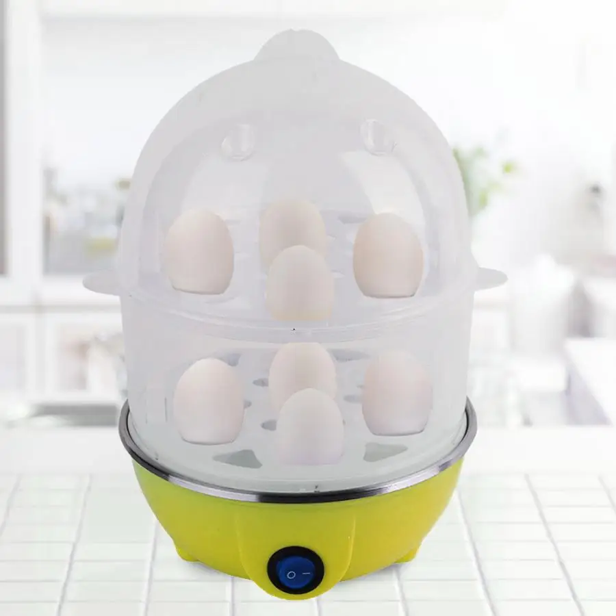 Яйцо электрическая плита Многофункциональный двухслойный Электрический яичный котел Кухонный для завтрака Китайский разъем 220 В hervidor de huevos