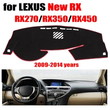 Накладка на приборную панель автомобиля для LEXUS new RX270 RX350 RX450 2009-2013 с левым приводом, приборная панель, автомобильные аксессуары для приборной панели