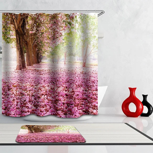 Sakura Style Spectacle Imperméable Rideau 180*180 cm dans Rideaux de ... Sakura Style Spectacle Imperméable Rideau 180*180 cm dans Rideaux de ...