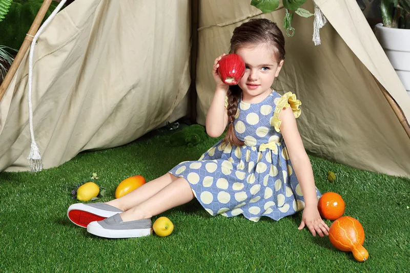 Toddlers summer cotton dress Kid Children fancy clothes for 1 2 3 4