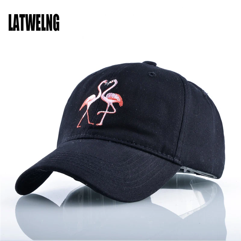 2017 Nuevo Flamingo bordado coupl béisbol gorra para