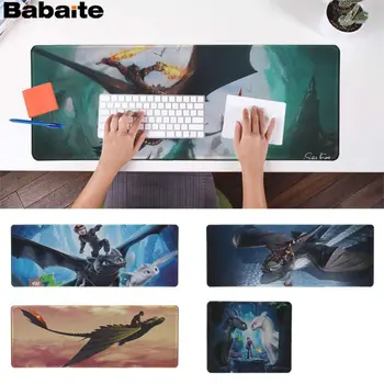 

Babaite Funny How to Train Your Dragon Locking Edge Mouse Pad Game Rubber PC Computer Gaming mousepad