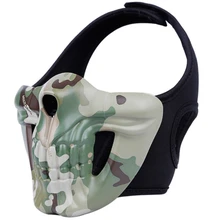 Новая тактическая воин железная маска спартанская маска наружная Защитная Страйкбол Пейнтбол Аксессуары CS Защитная полная лицевая сетка