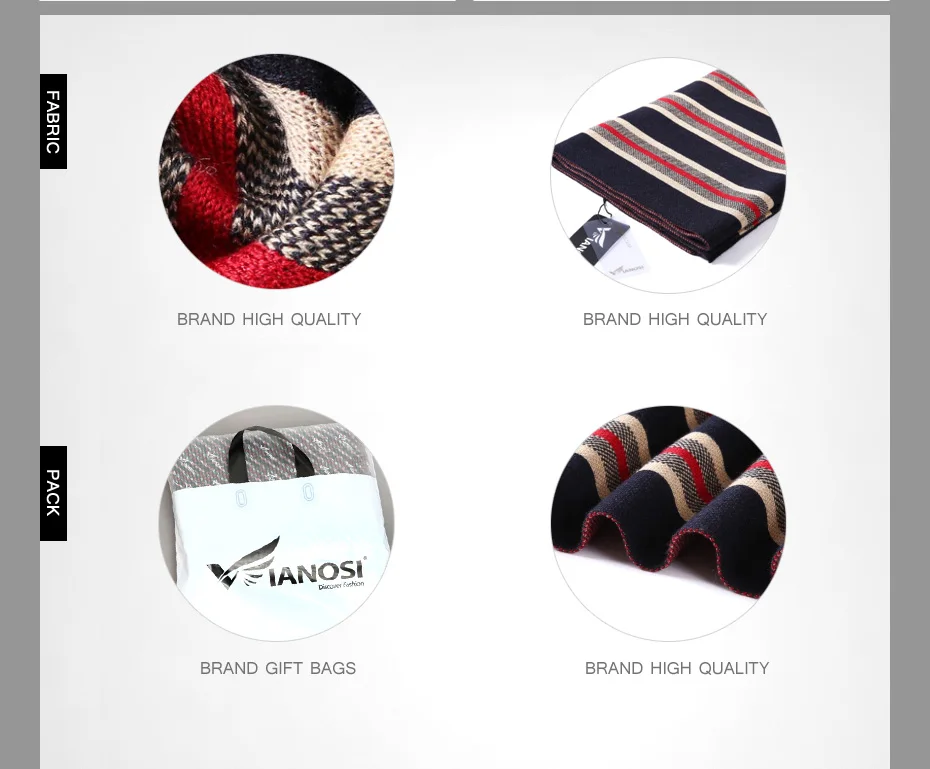 [VIANOSI]  Wool Plaid Scarf Man Winter Brand Scarf Men Fashion Designer Shawl Bussiness Casual Scarves MA009 head wraps for men