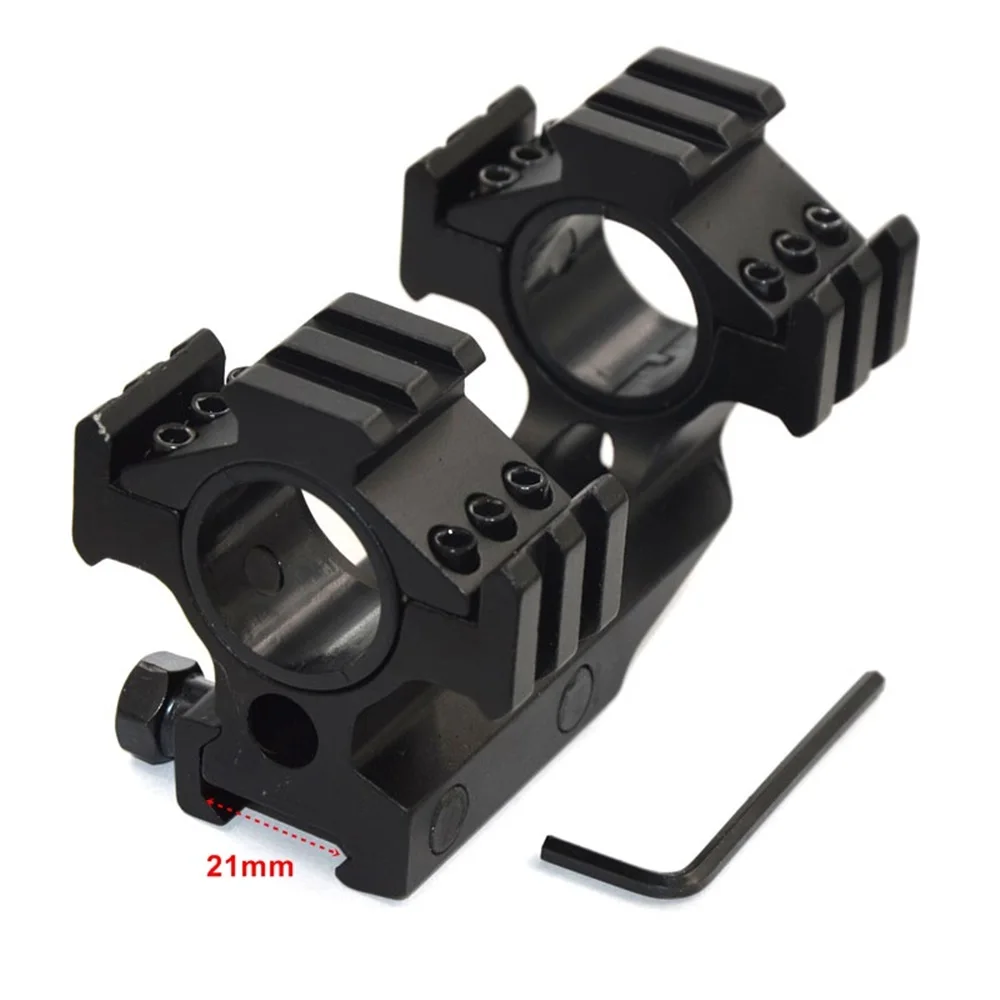 AloneFire LD54 scope mount s двойное кольцо 25 мм/30 мм тактический монтажный элемент для охоты 21 мм крепление для прицела подходит для прицел охоты