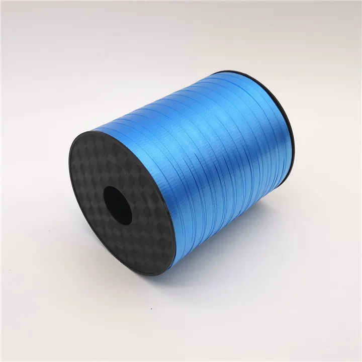 7  5mm Ribbon Embossed Smooth Thread Plastic Wedding Balloon Rope 500yard Satin Ribbon Candy Box Gift Tie Belt Ribbons