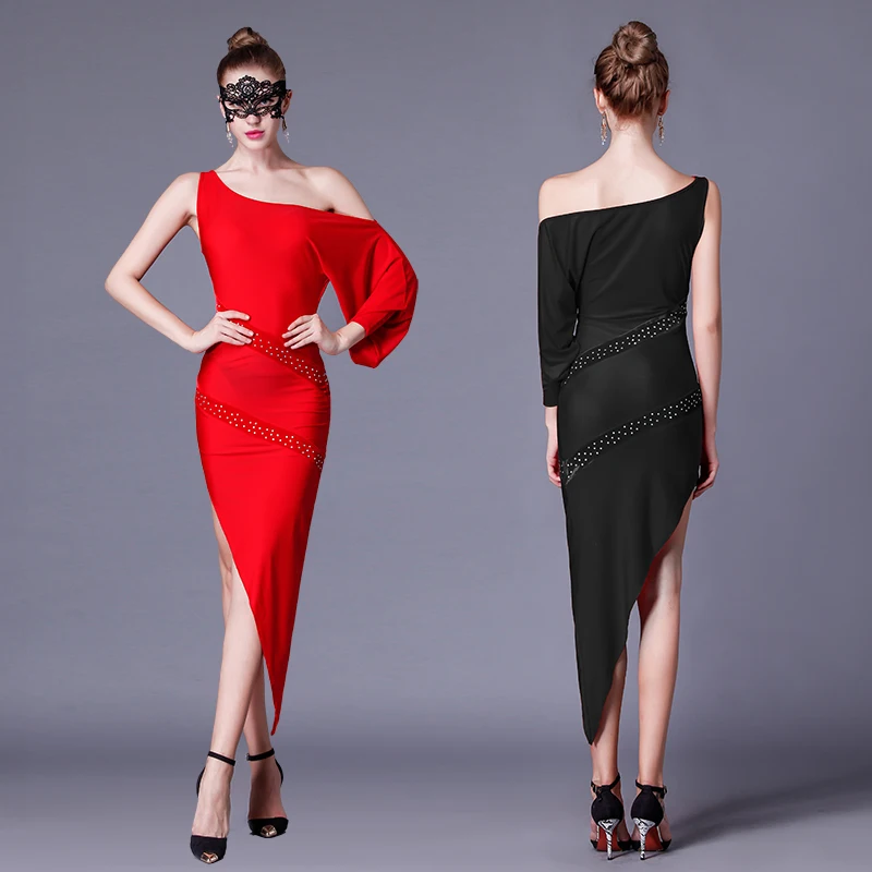

Adult Latin Dance Dress woman 2018 New Costume Samba Latin Ballroom Costume Tango Dance Dresses Salsa Dance Clothes For Women