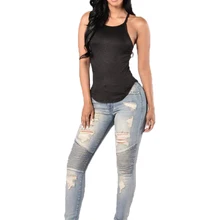 XXXL женские прямые обтягивающие рваные джинсы женские рваные, Стретч сексуальные джинсы-скинни женские s зауженная, с высокой талией подходят джинсовые брюки