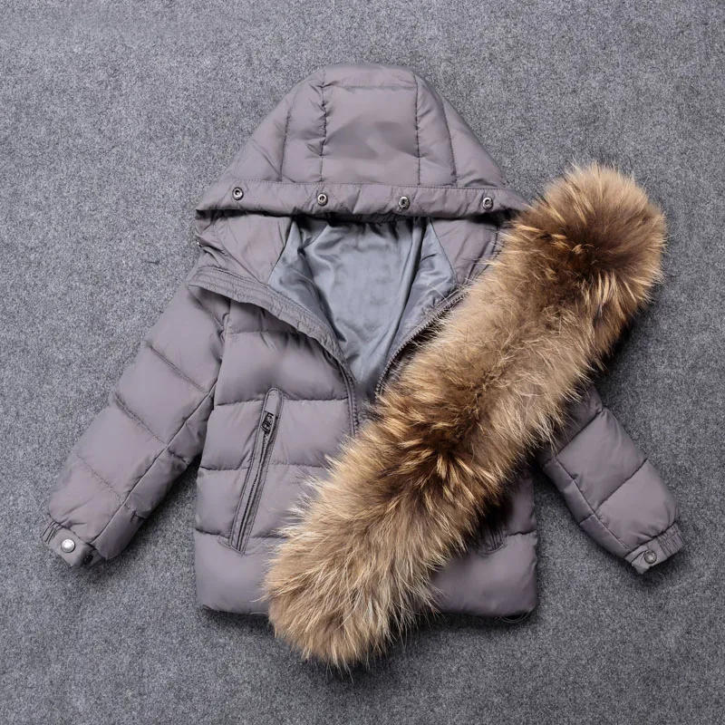 Children's Down Jacket Baby Clothing Baby Boys Jacket 2018 Winter Jacket Warm Hooded Long Sleeve Jacket for A Boy 2 3 4 5 6 7 8Y