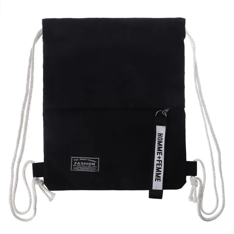 Cinch Sack холст хранения школьная сумка с кулиской для спортзала пакет рюкзак сумка 29x35 см