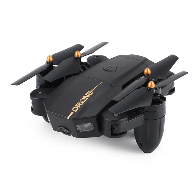 $49.33  Mini RC Quadcopter with 0.3M/720P Wifi HD Camera FPV Foldable Drone Live Video Altitude Hold Headle