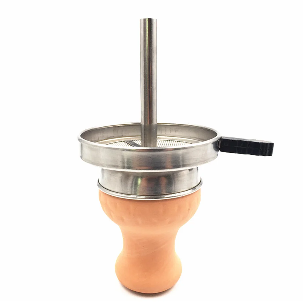 1 шт. металлический держатель для кальяна с ручкой Narguile Sheesha водопровод Чича