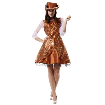 

Shanghai Story Halloween carnival costume party performance Goethe princess dress Cos bar luxury female clothing suit