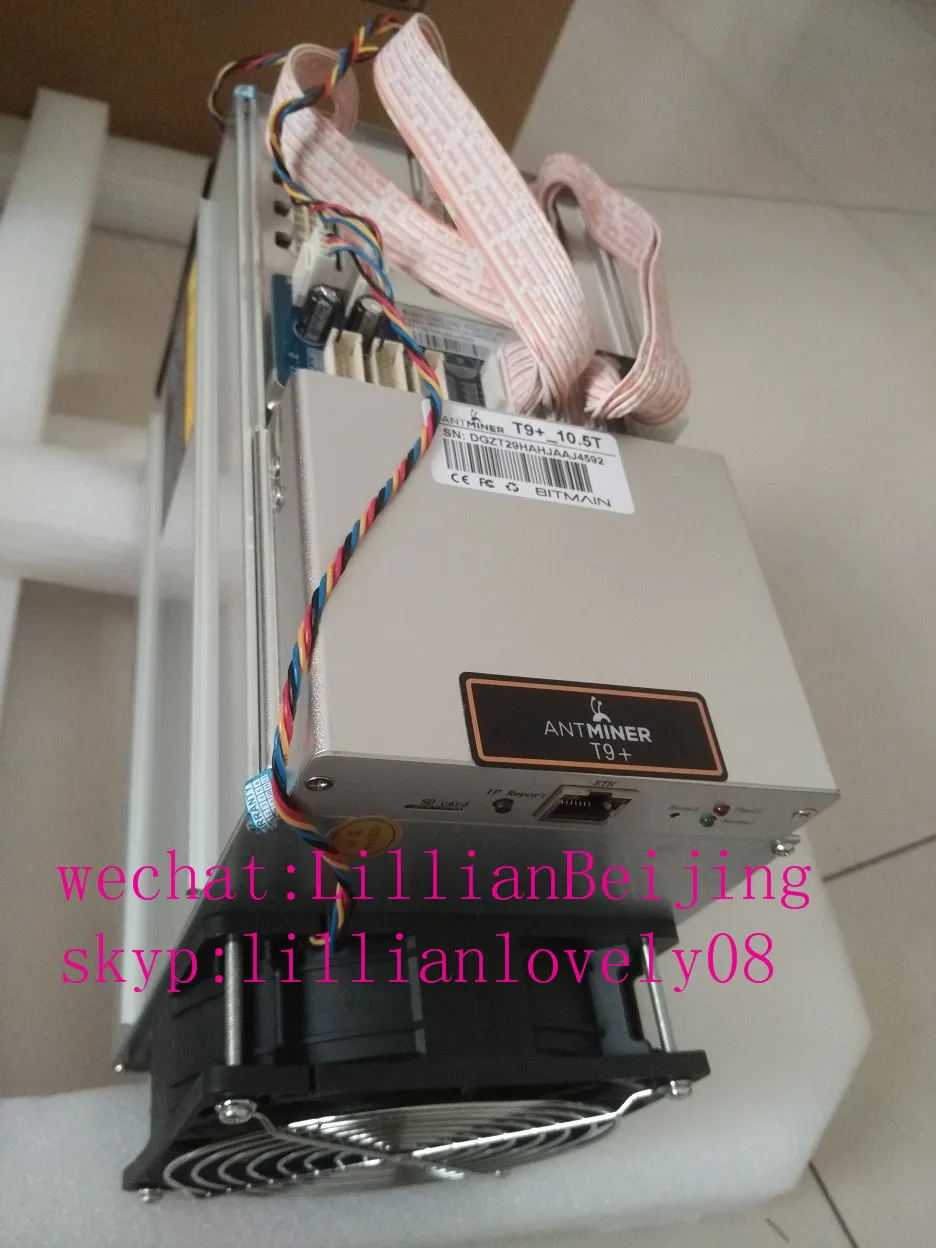 Б/у AntMiner T9+ PSU miner 16nm BTC Bitcoin майнинговая машина от битмайна T9 10,5 T плюс источник питания