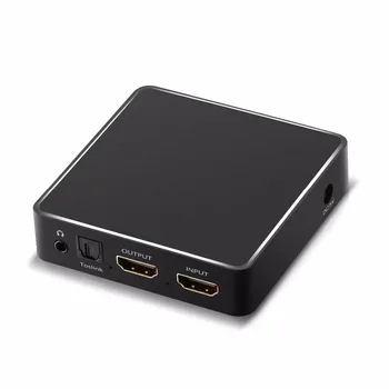

HDMI to HDMI Audio Extractor with Decoder / Digital to OPTICAL SPDIF /7.1CH 5.1-CH Audio Converter,Support ARC