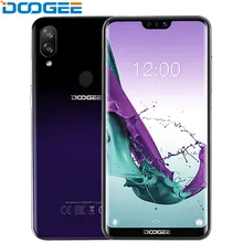 DOOGEE N10 мобильный телефон Octa Core, 3 Гб оперативной памяти, Оперативная память 32GB Встроенная память 5,84 дюймов FHD+ 19:9 Дисплей 16.0MP Фронтальная камера 3360 мАч Android 8,1 4glte