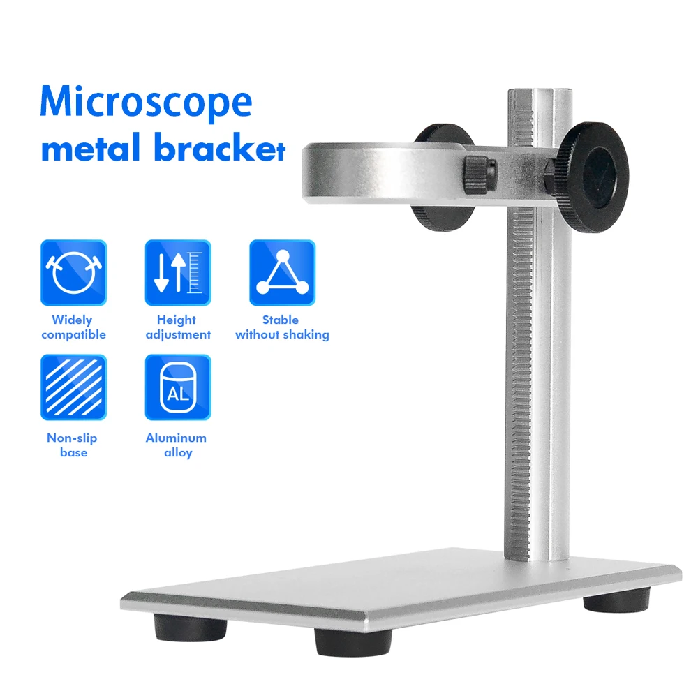Многофункциональный кронштейн микроскопа из алюминиевого сплава с диаметром зажима 23-35 мм для большинства микроскопов на рынке