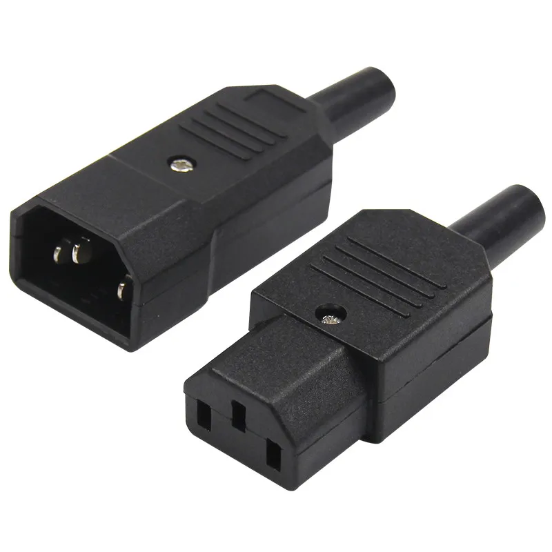 1 SET Новая цена черный IEC 320 C13 гнездовой разъем Rewirable разъем питания 3pin разъем 10A/250 В - Цвет: 1 SET