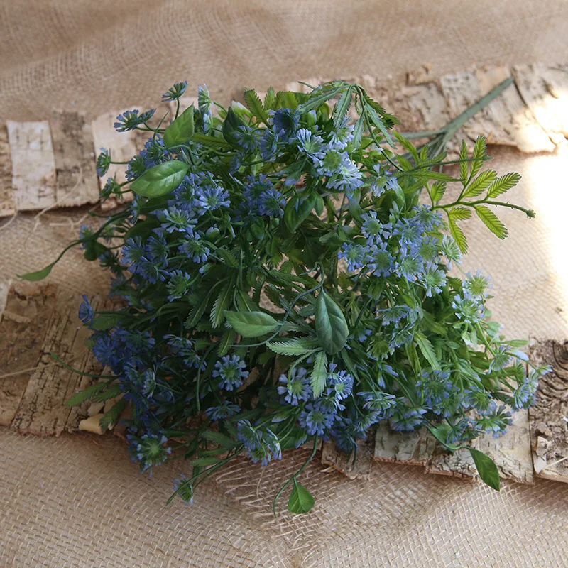 

Artificial Flower Simulation Small Floral Bouquet Fake Flower Wedding Christmas Decoration Artificial Plants JH116