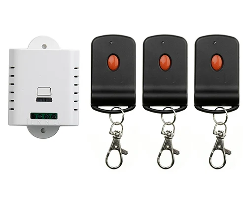 

85V 110V 120V 220V 250V 1CH RF Wireless Remote Control Switch System 3transmitter & 1 receiver relay Receiver Smart Home Switch