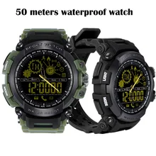 DX16 font b Smart b font watch Pedometer IP68 50 ATM waterproof swim Sport Bluetooth Smartwatch