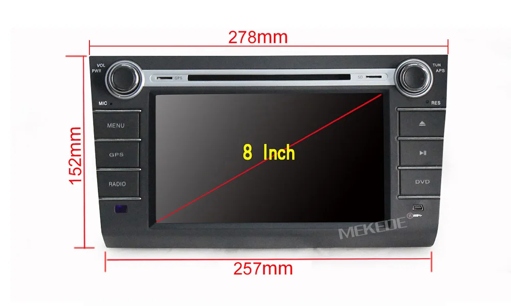 Clearance MEKEDE 2+32G android 9.1 Car multimedia player for Suzuki Swift 2004-2011 support gps dvd navigation radio ipod wifi BT RDS 5
