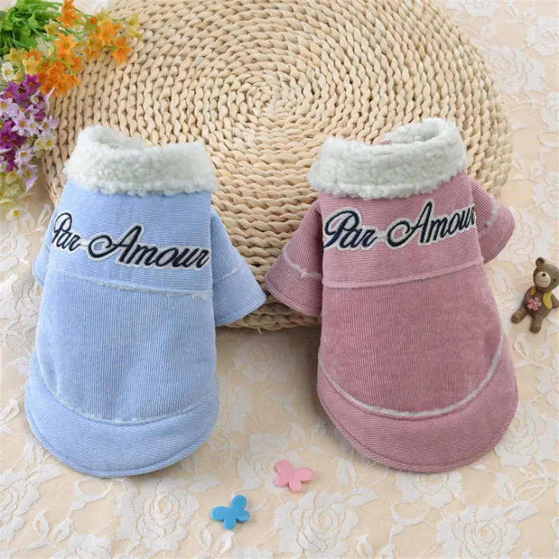 

Warm Dog Clothing For Soft Winter Dog Clothes for dog Puppy Outfit Pet Coat Clothes For Small Dog Yorkie Chihuahua Hoodie