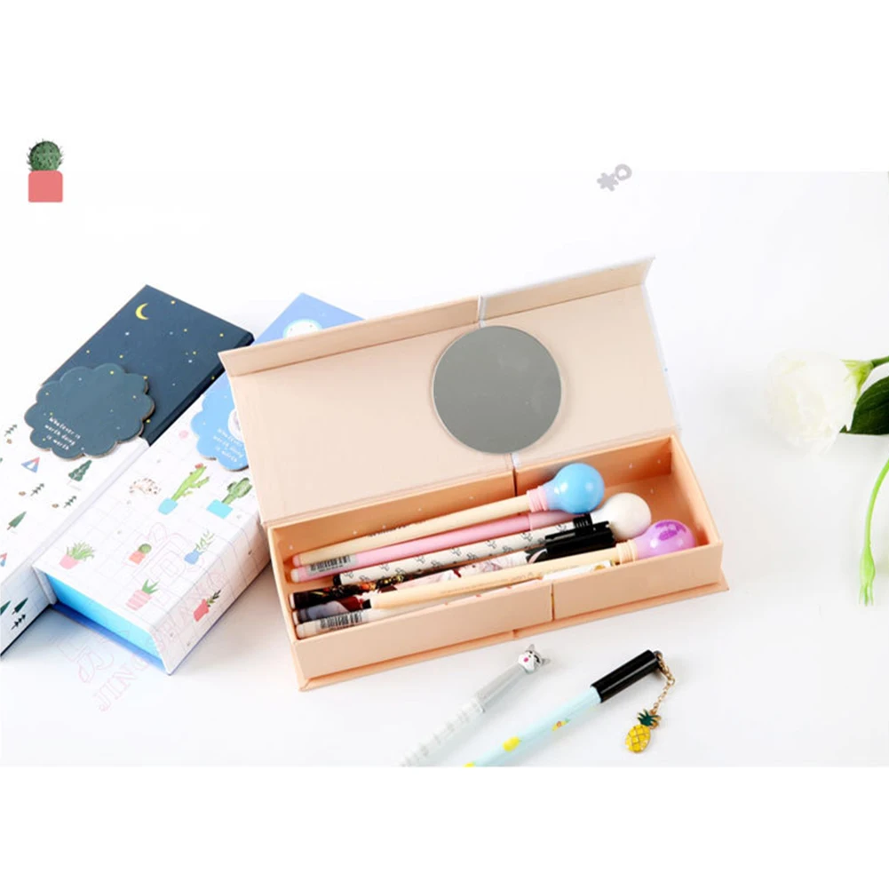 Японский Корейский канцелярский пенал коробка складной Творческий Универсальный карандаш держатель для студентов Offie школы подарок