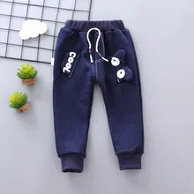Для малышей, для мальчиков, bibicola Штаны осень Новорожденные Повседневный хлопковый плотный бархат утепленные штаны для малышей для мальчиков и девочек, спортивные зимние штаны