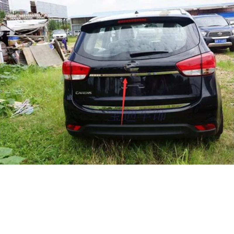 

High quality stainless steel Rear Trunk Lid Cover Trim For KIA Carens 2013 2014