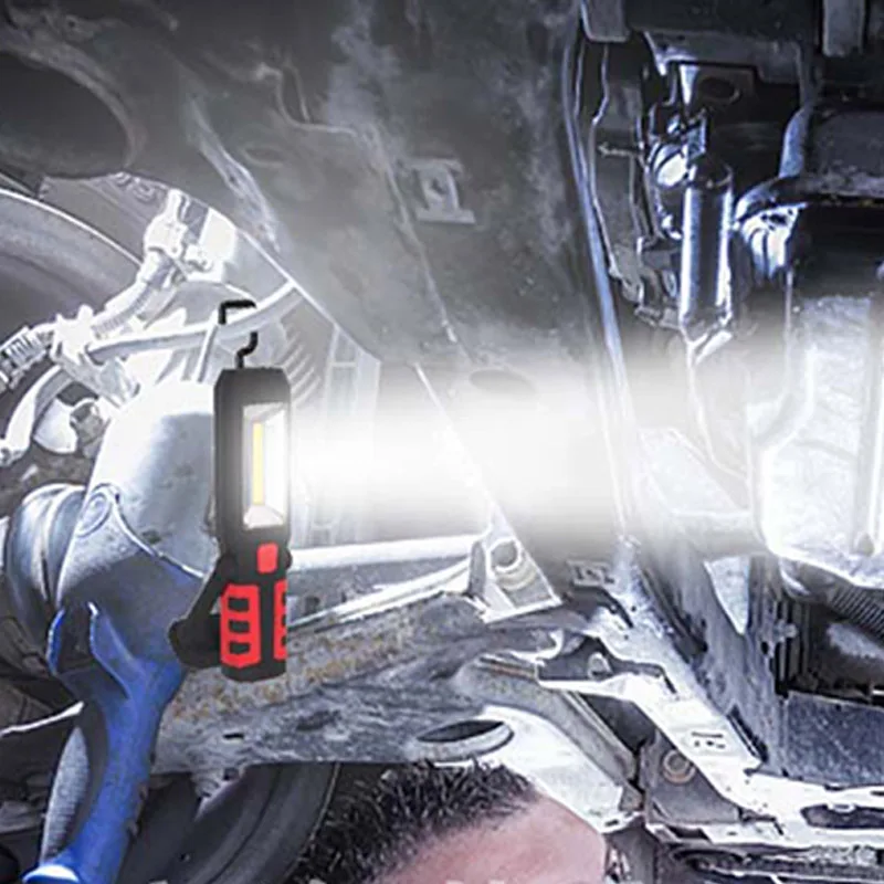 COB светодиодный магнитный рабочий светильник, автомобильный гаражный механический домашний перезаряжаемый фонарь, UK