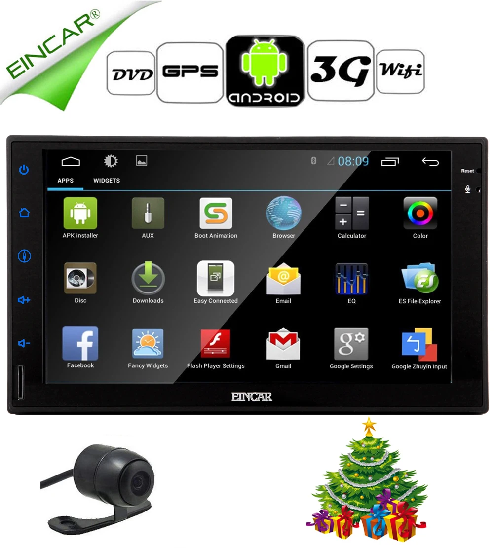 Android 5 1 карта без DVD планшет gps Wi Fi EQ 4 х ядерный 7 "Авто Стерео приложение компакт