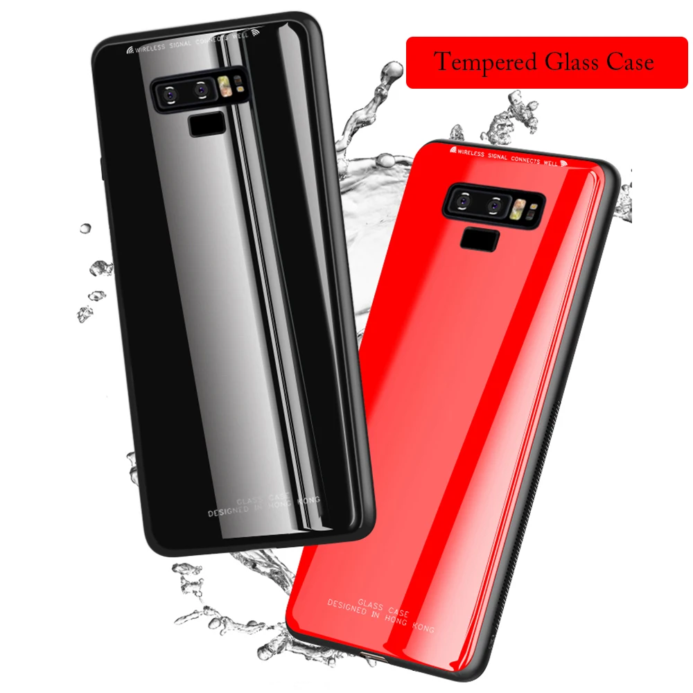 

Tempered Glass Phone Case For Samsung Galaxy S9 S8 Plus S7 Edge Note 9 8 For J3 J5 J7 2017 J2 J5 J7 Prime A6 A7 A8 Cover Cases
