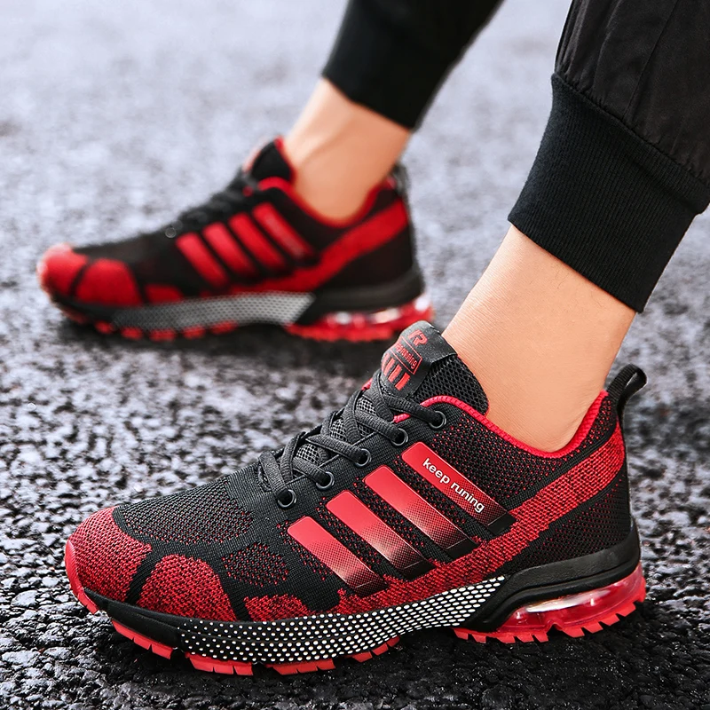 

2019 Running Shoe for Men Adult Athletic Trainer Max Size 39-49 Cushioning Outdoor Breath Unisex Fitness Sneaker Sport Gym Shoes
