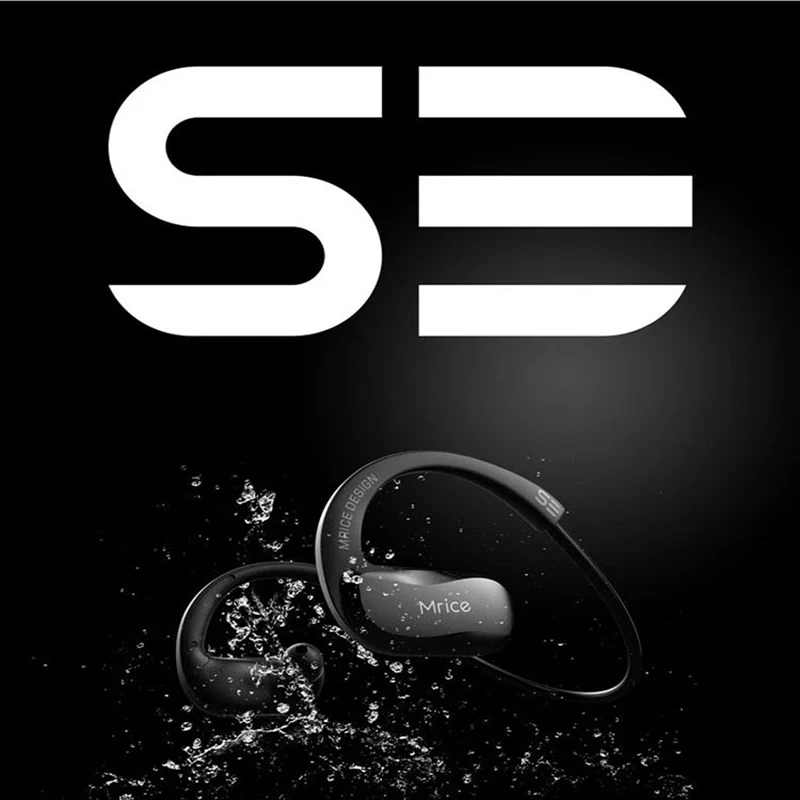 

Original Mrice Bluetooth earphones with 8GB RAM IPX8 Outdoor Sports Swiming earphones in-ear earphones for iphone huawei xiaomi