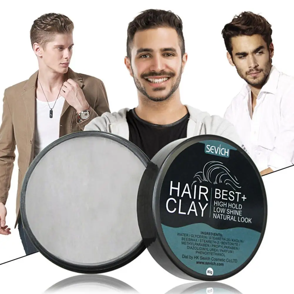 BellyLady глина для волос Rrtro матовый воск для волос натуральный вид для мужчин модный классный инструмент для укладки волос