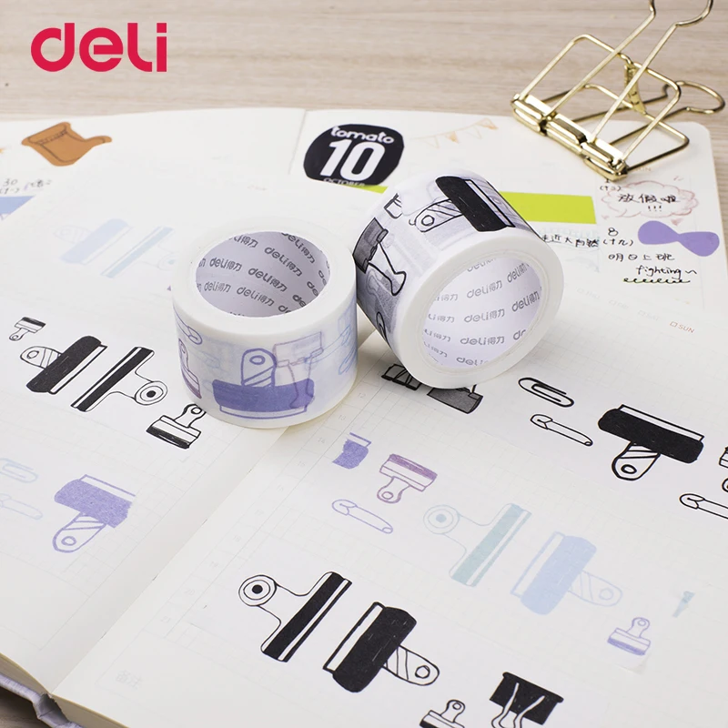 Deli 30 мм * 7 м милые японские Маскировочные васи ленты декоративная клейкая лента DIY