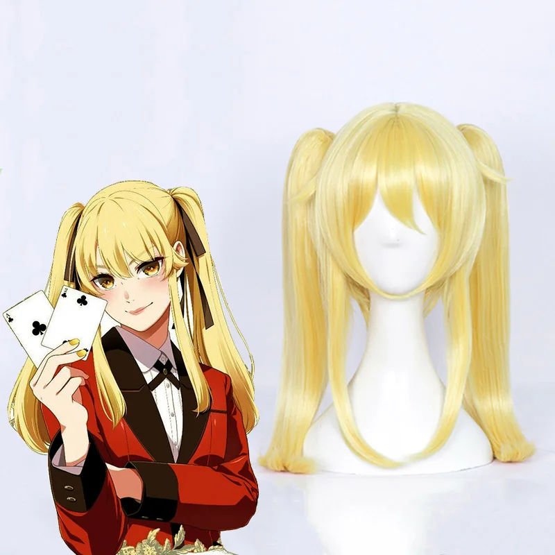 Аниме Kakegurui компульсивный игрок Косплей парики Ririka Momobami Руна Yomozuki Mary Saotome Yumeko Jabami косплей синтетические парики - Цвет: Mary Saotome