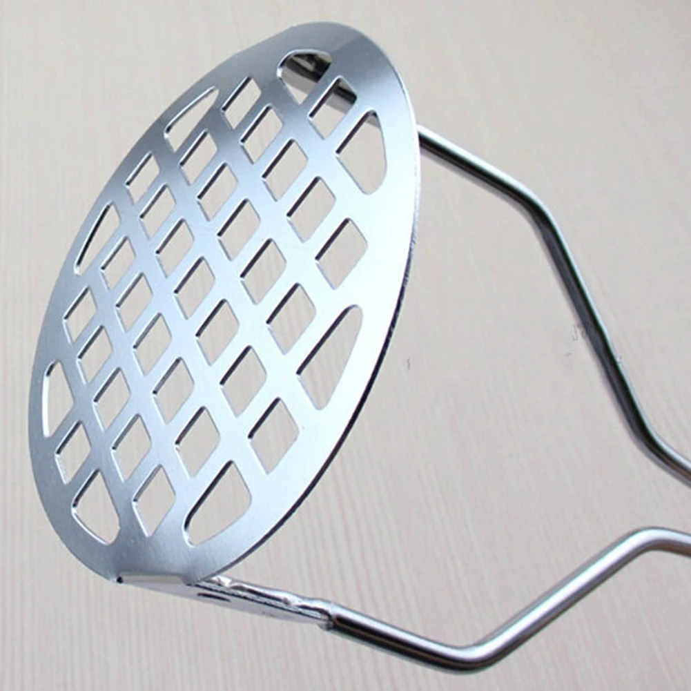 Stainless Steel Kitchen Vegetable Potato Masher Ricer Puree Juice Maker Fruit Egg Pusher Smooth Mashed Crusher Kitchen Tool