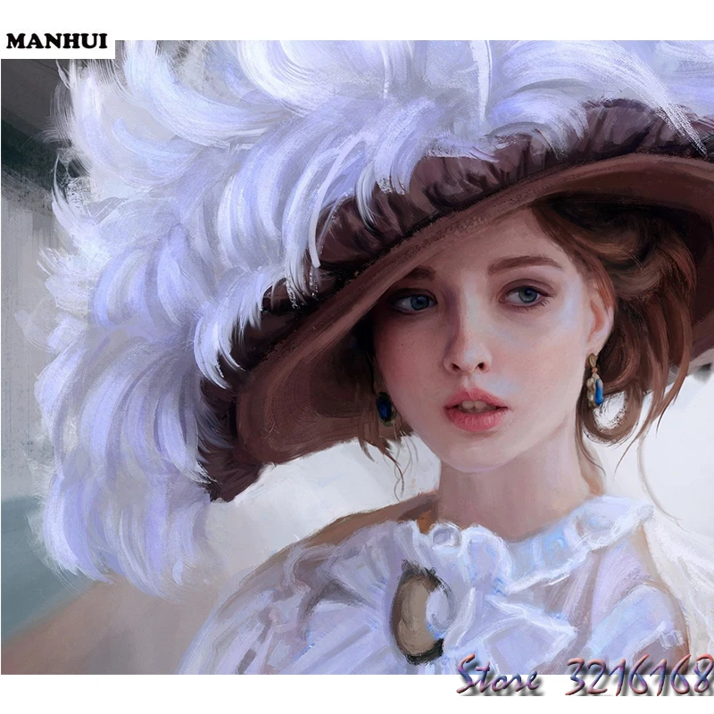 

Volledige vierkante / ronde diamant 5D DIY Diamond Painting "Princess girl" Diamond geborduurd Diamond Mosaic Home Decor SP113