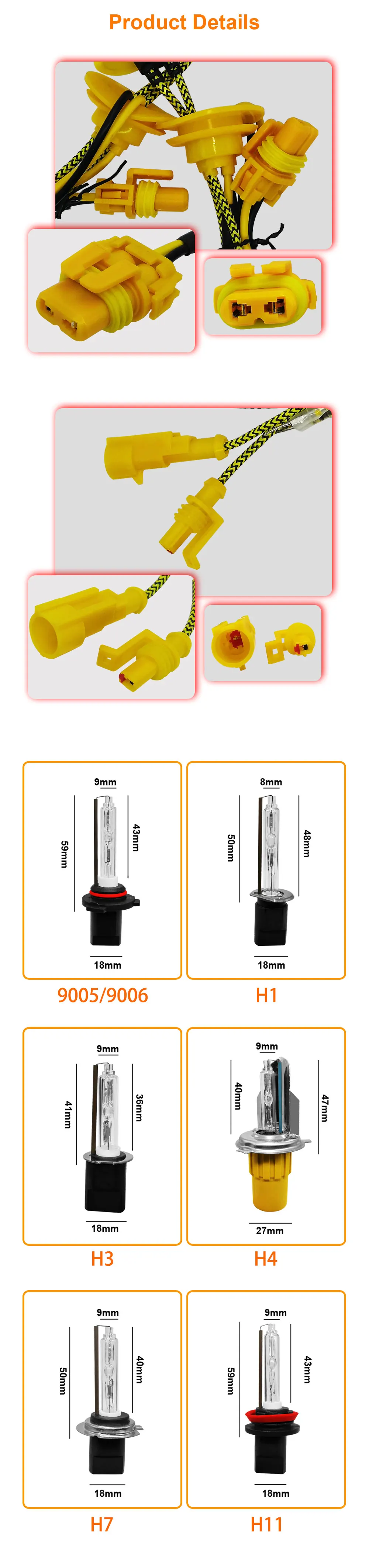 Roadsun 6000K 55W 8000Lm H1 H7 H8 H9 H11 H4 9005 9006 HB4 AC HID ксеноновая Автомобильная головка светильник Светильник Авто Автомобиль Мотоцикл