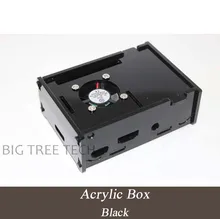 diy black Case Enclosure Box with Cooling Fan for Raspberry Pi Model B+ model b plus &Raspberry Pi 2