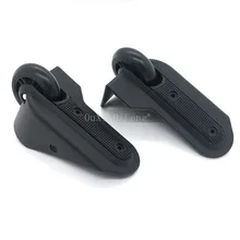 1Pair Replacement Luggage Wheels Travel Suitcase Wheels Black Repair Replacement Wheels for Luggage/Suitcases Wheels JF1741 1pair luggage wheel replacement travel suitcase repair wheels trolley travel luggage caster directional black wheels jf1748