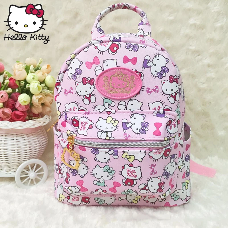 Kawaii мультфильм розовый hello kitty рюкзаки водонепроницаемый обувь для девочек маленькие сумки детей школьный рюкзак дети на плечо Подарки хорошее качество