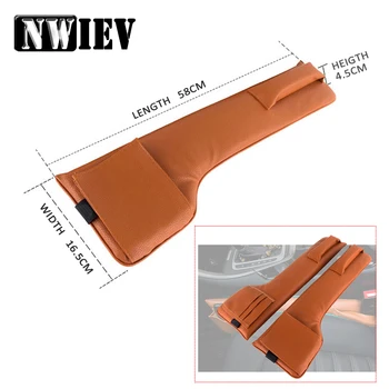 

NWIEV Car Seat Pad Gap Spacer Storage Box For Renault Megane 2 Captur Mitsubishi ASX Jeep Wrangler Ford Phone Holder Accessories