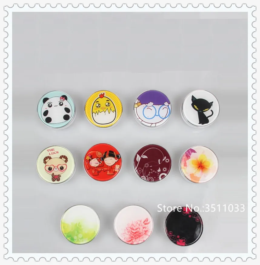 空のdiyエアクッションファンデーションコンテナ プラスチックbb Ccクリーム詰め替えボックスかわいいカートンパンダダッククリームパッキングケース2セット Aliexpress 美容 健康